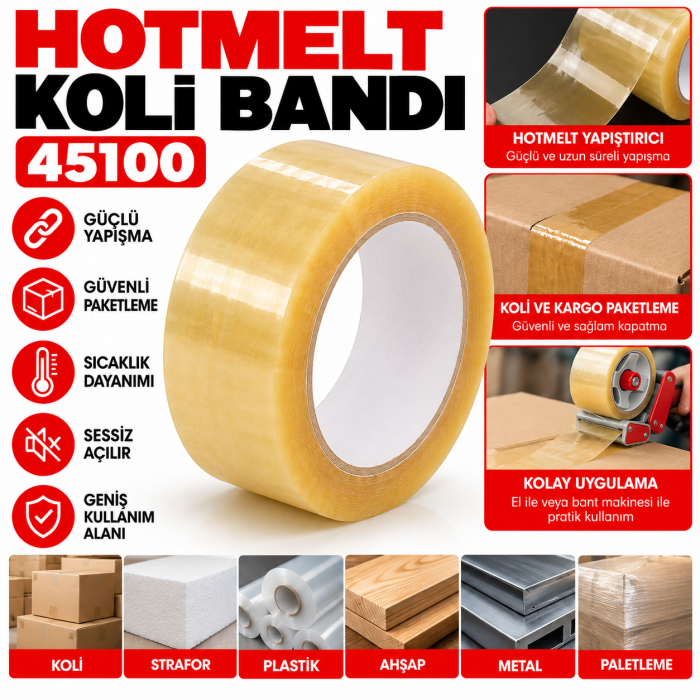 HOTMELT KOLİ BANDI 45100