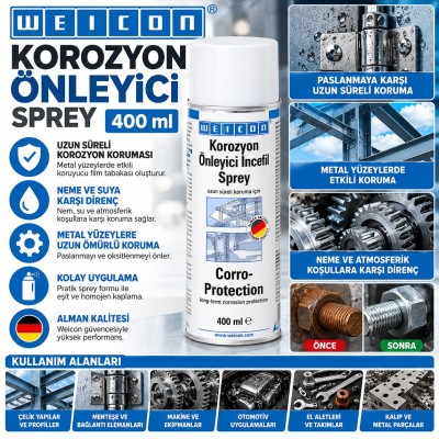 Weicon Korozyon Önleyici Sprey 400 Ml