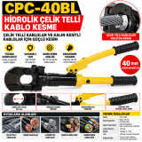 CPC-40BL HİDROLİK ÇELİK TELLİ KABLO KESME