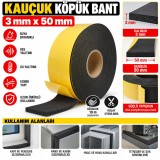KAUÇUK KÖPÜK BANT 3MM50 MM