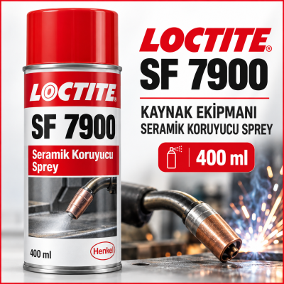 LOCTITE SF 7900 KAYNAK EKİPMANI SERAMİK KORUYUCU SPREY 400 ML
