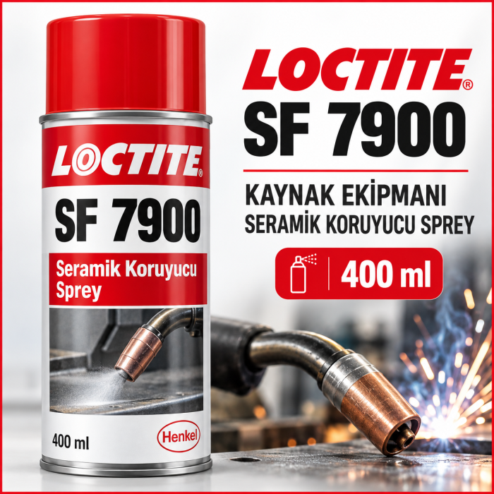 LOCTITE SF 7900 KAYNAK EKİPMANI SERAMİK KORUYUCU SPREY 400 ML