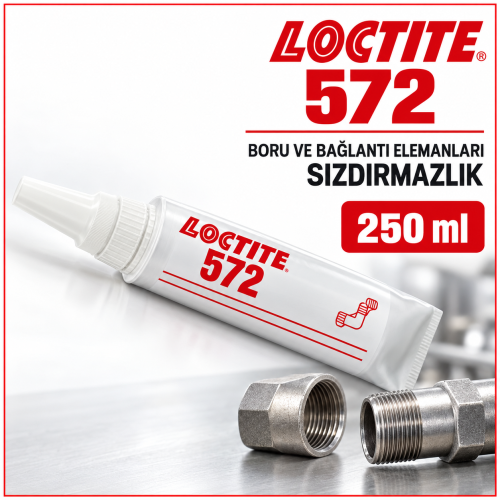 LOCTITE 572 Boru ve Bağlantı Elamanları Sızdırmazlık 250 ml