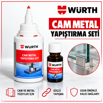 Würth CAM METAL YAPIŞTIRMA SETİ