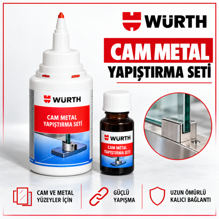 Würth CAM METAL YAPIŞTIRMA SETİ