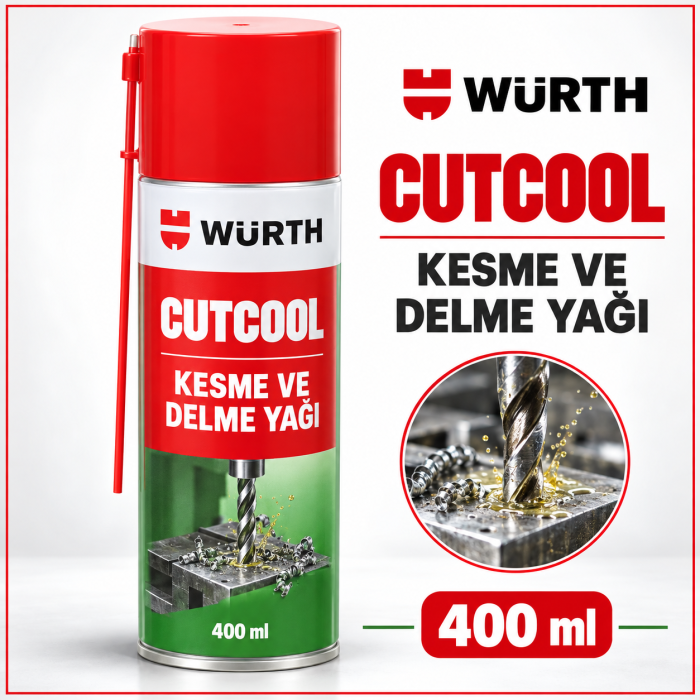 WÜRTH KESME VE DELME YAĞI CUTCOOL 400 ML