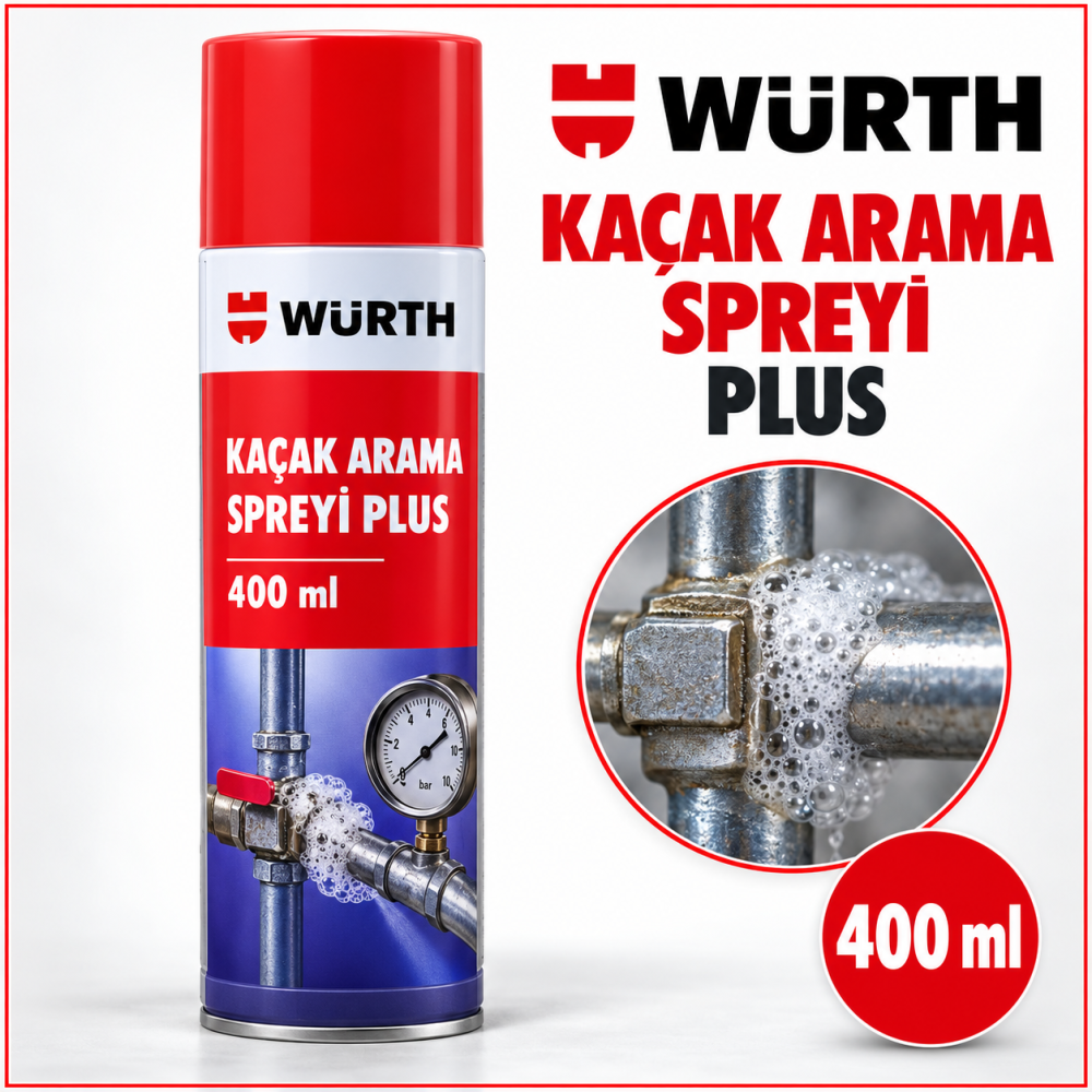 Würth KAÇAK ARAMA SPREYİ PLUS 400ML