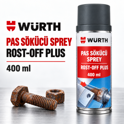 WÜRTH PAS SÖKÜCÜ SPREY PLUS  ROST-OFF 400ML