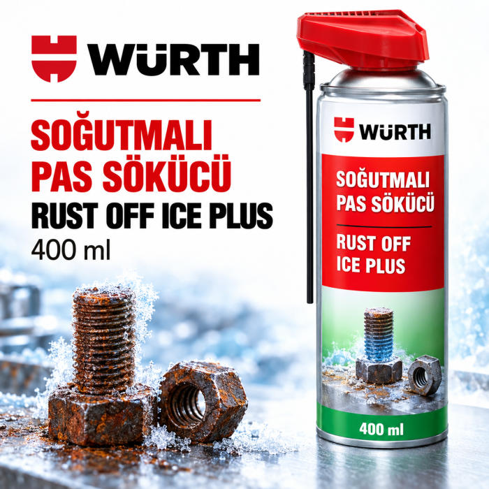 Würth SOĞUTMALI PAS SÖKÜCÜ - RUST OFF ICE PLUS 400 ML
