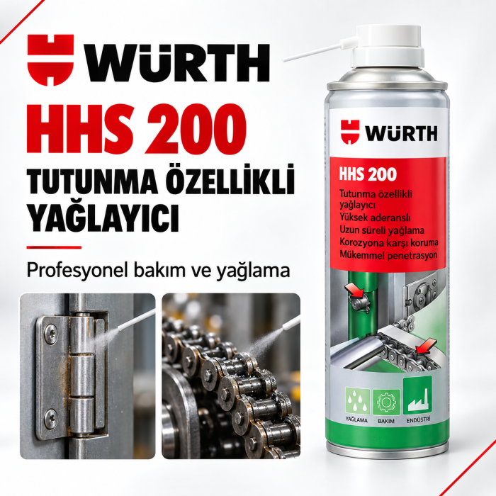 Würth Tutunma özellikli yağlayıcı HHS 200