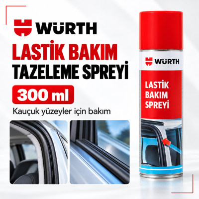WÜRTH LASTİK BAKIM-TAZELEME SPREYİ 300ML