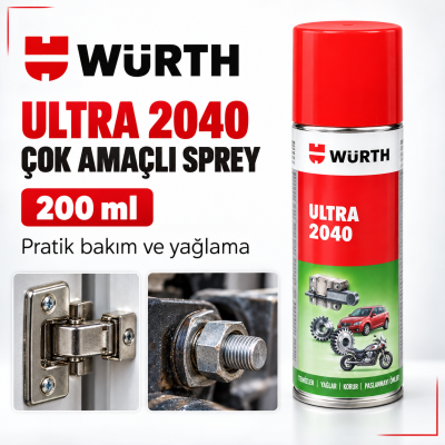 WÜRTH ULTRA 2040 ÇOK AMAÇLI SPREY 200ML