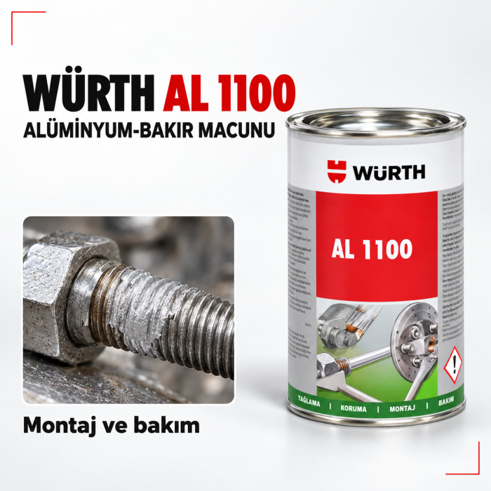 WÜRTH Alüminyum- bakır macunu AL 1100