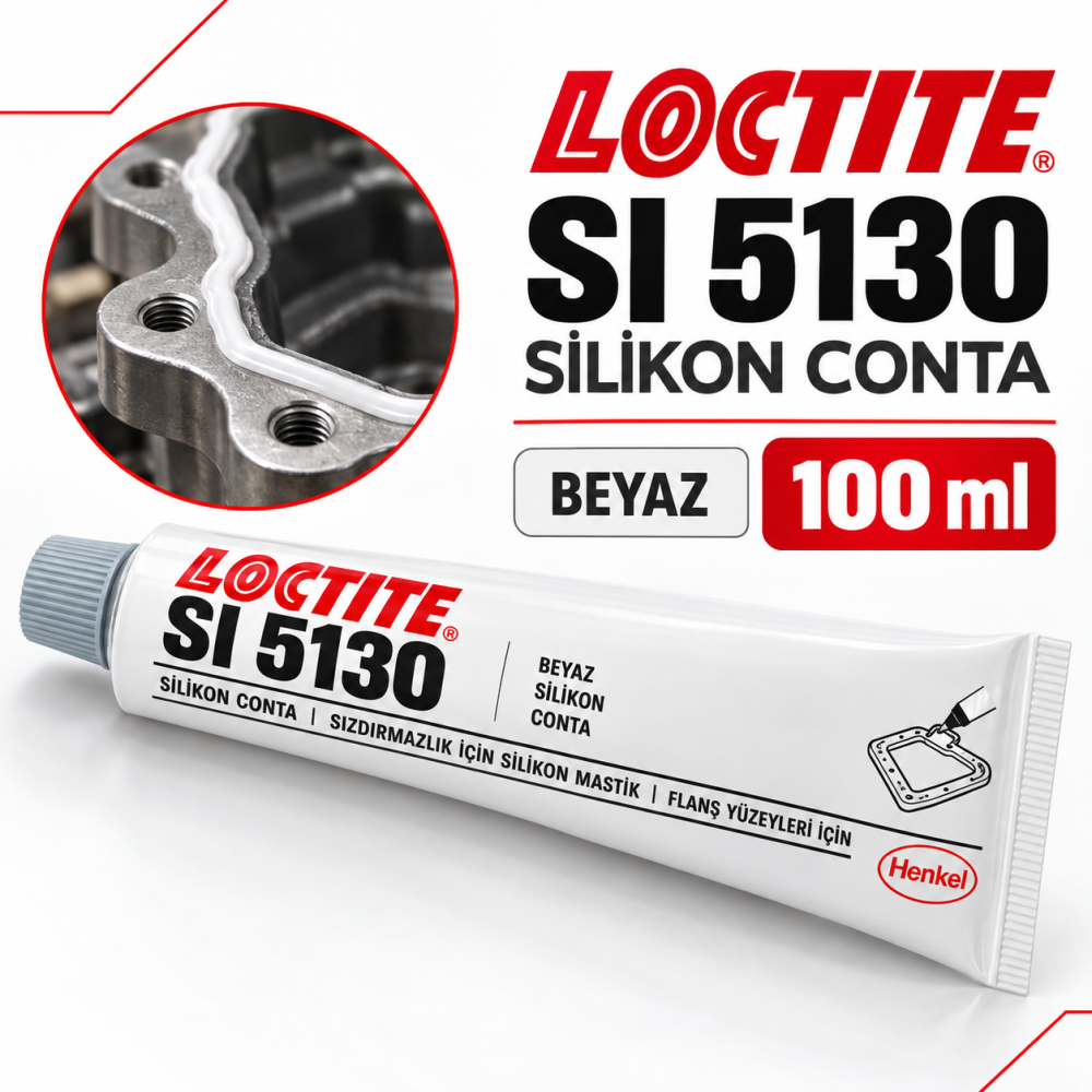 LOCTITE SI 5130 Silikon Conta Beyaz 100 ml