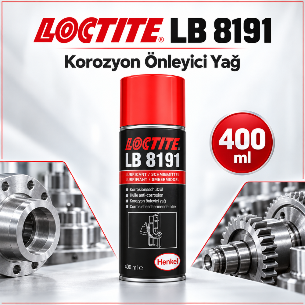 LOCTITE LB 8191 Korozyon Önleyici Yağ 400 Ml