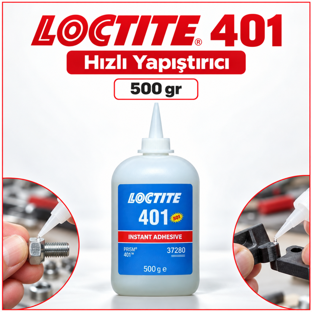 Loctite 401 Hızlı Yapıştırıcı 500 Gr