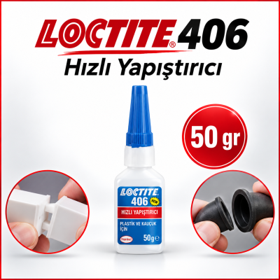 LOCTITE 406 Hızlı Yapıştırıcı 50 Gr