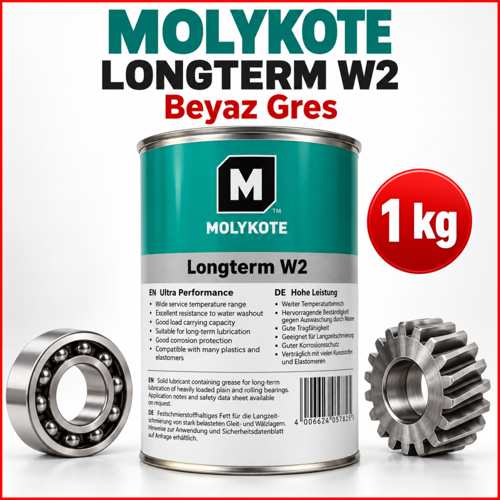 Molykote Longterm W2 Beyaz Gres 1 Kg