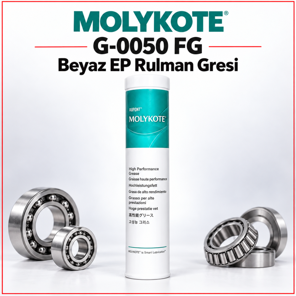 MOLYKOTE G-0050 FG Beyaz EP Rulman Gresi