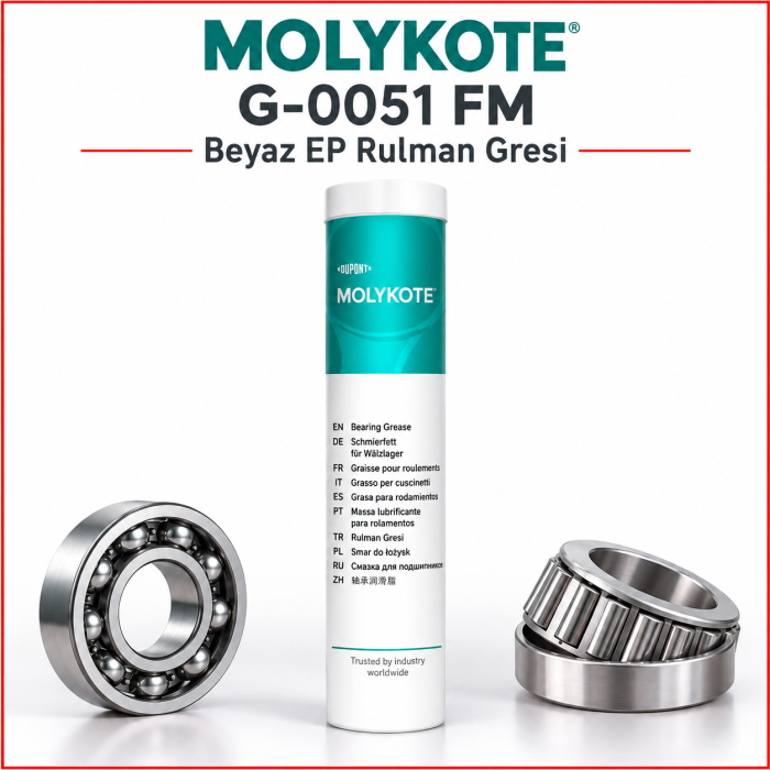 MOLYKOTE G-0051 FM Beyaz EP Rulman Gresi