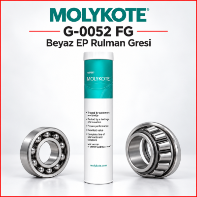 MOLYKOTE G-0052 FG Beyaz EP Rulman Gresi