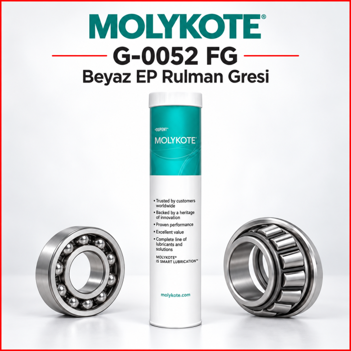 MOLYKOTE G-0052 FG Beyaz EP Rulman Gresi