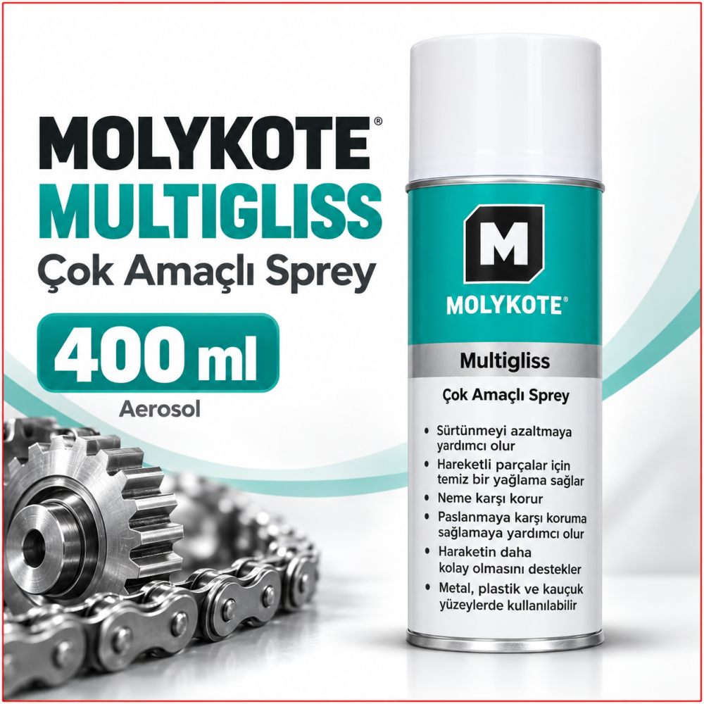Molykote Multigliss Sprey - 400ml - Aerosol