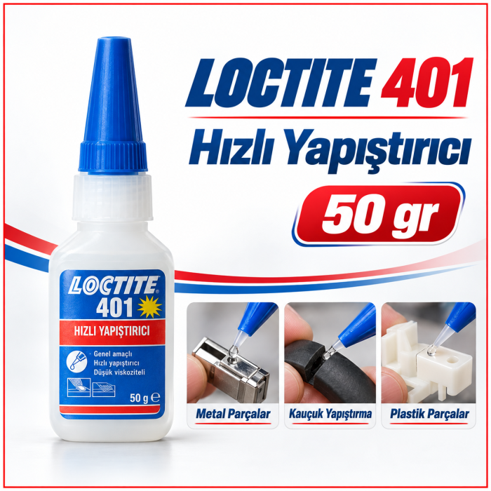 LOCTITE 401 Hızlı Yapıştırıcı 50 Gr