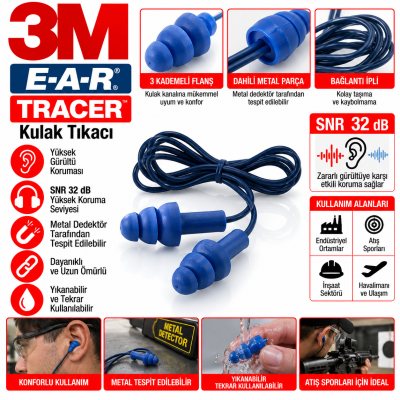 3M EAR TRACER KULAK TIKACI ATIŞ KULAKLIĞI