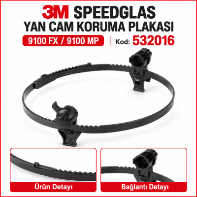 3M SPEEDGLAS YAN CAM KORUMA PLAKASI 9100 FX9100 MP - 532016