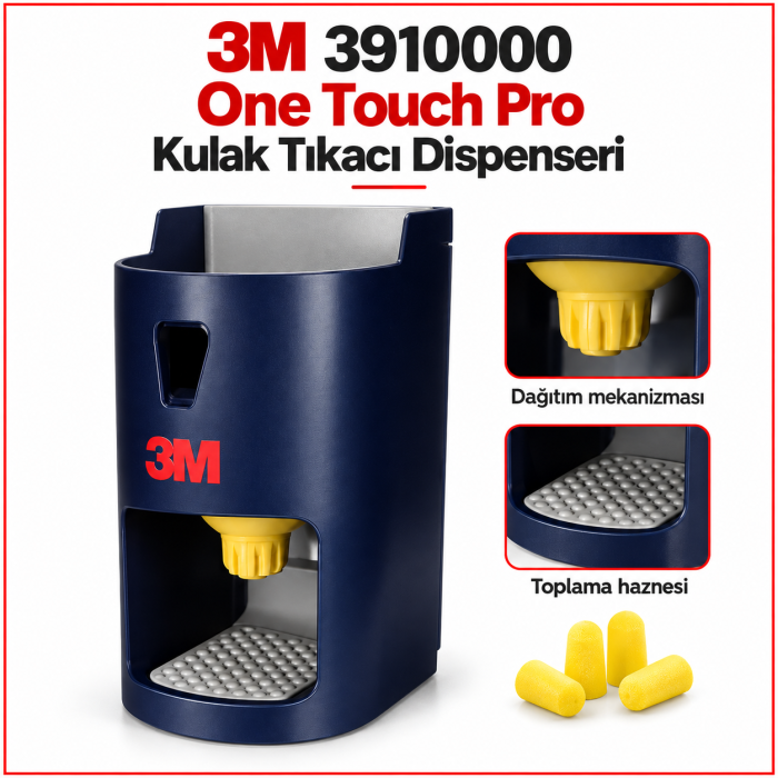 3M 3910000 One Touch Pro Kulak Tıkacı Dispenseri