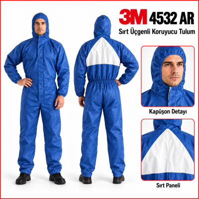 3M 4532 AR Sırt Üçgenli Tulum