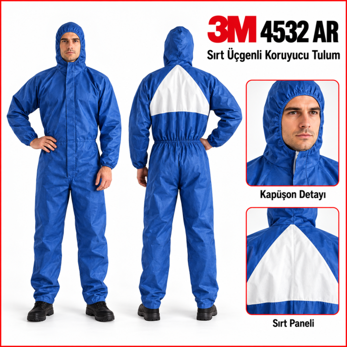 3M 4532 AR Sırt Üçgenli Tulum