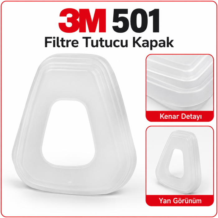 3M 501 Filtre Tutucu Kapak