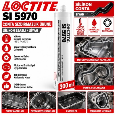 LOCTITE SI 5970 Conta Sızdırmazlık Ürünü 300 ml