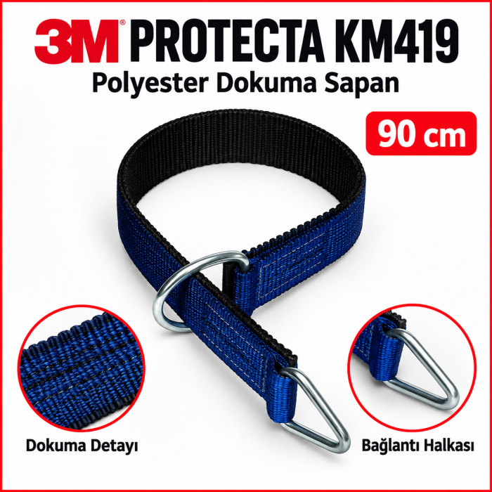 3M Protecta KM419 Sapan Polyester Dokuma 90 cm