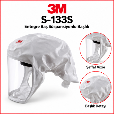 3M S-133S Entegre Baş Süspansiyonlu Başlık