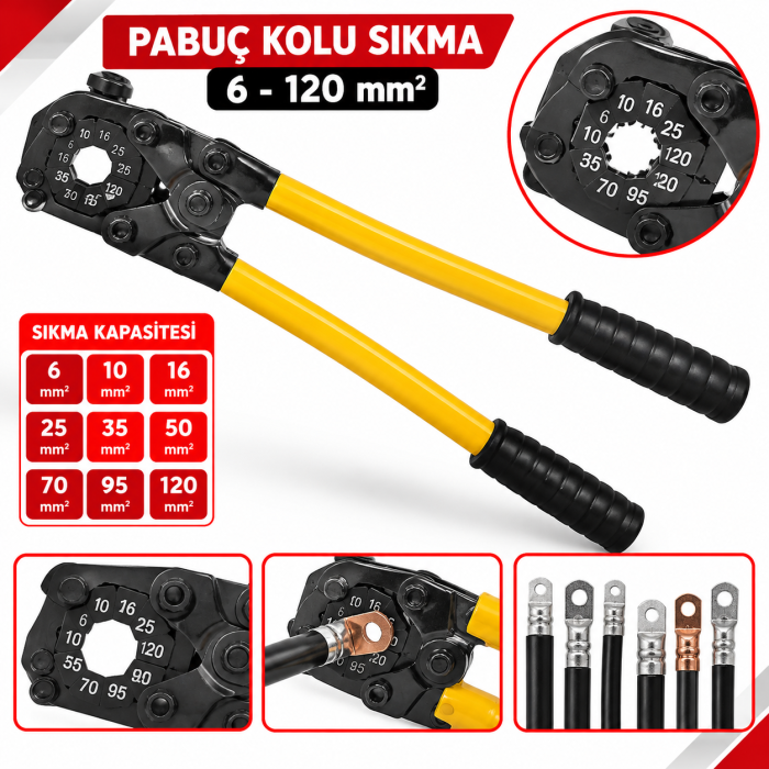 Pabuç Kolu Sıkma 6-120