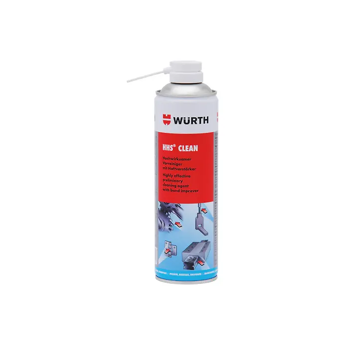 WÜRTH HHS GRUBU ÜRÜNLERİ ÖN TEMİZLEYİCİSİ HHS CLEAN 500 ML  12 ADET 
