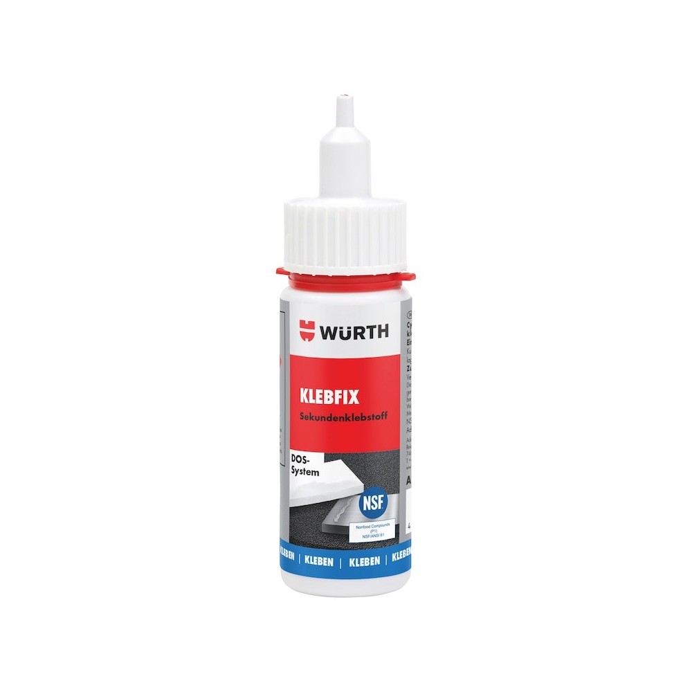 Würth KLEBFIX Siyanakrilat Konstrüksiyon yapıştırıcısı 50 gr