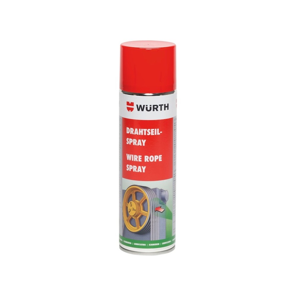 Würth   ÇELİK HALAT YAĞ VE KORUMA SPREYİ 500ML