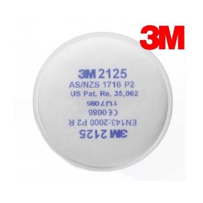 3M 2125 P2 Toz ve Duman Filtresi 12 Çift