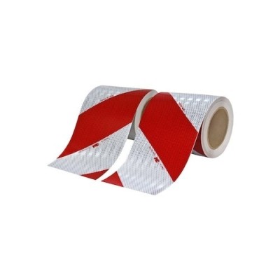 3m 823I Kırmızı Beyaz Reflektif Bant 141 cm x 705 cm 10 Çift