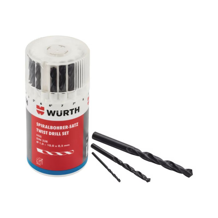 Würth Helezon matkap ucu bits uç seti HSS tip RN