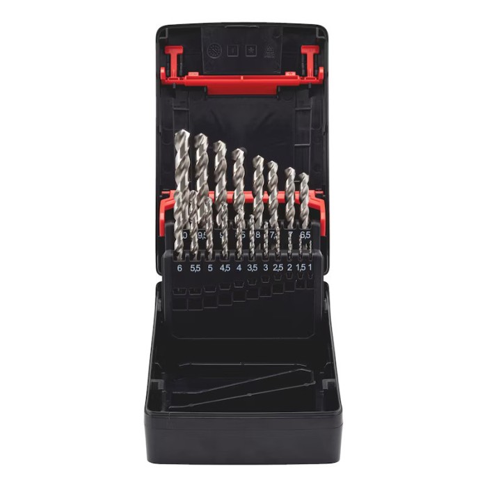 Würth Twist drill bit HSCo DIN 338 OXID 19 pcs Syska